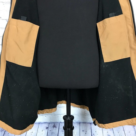 Carhartt Mens 3XL Brown J199 Nylon Fleece-Lined Jacket - Picture 5 of 8